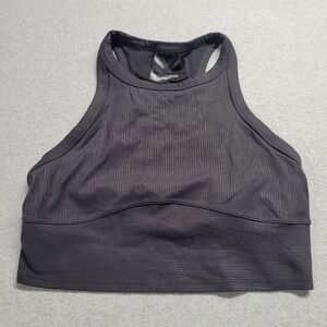 Lululemon Blissful Bend Crop Tank Top 10 Built in Shelf Sports Bra High Neck
